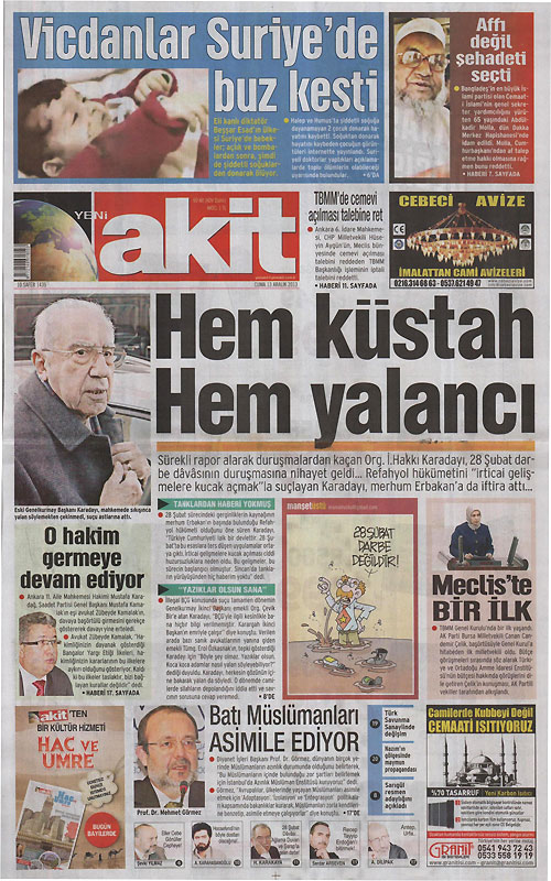 Günün Manşetleri 13 Aralık 2013 | NTV Haber