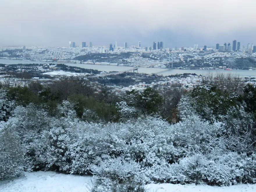 İstanbul'dan kar fotoğrafları 3