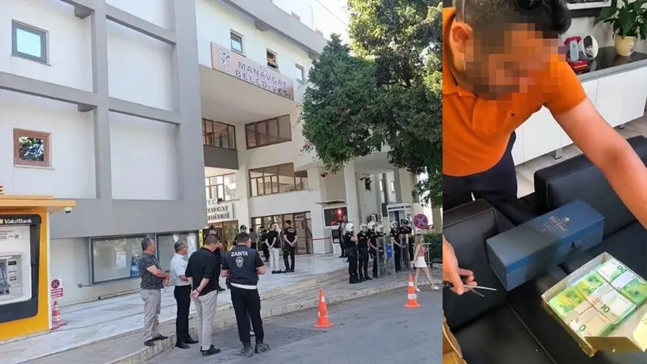 Baklava kutusunda rüşvet. 