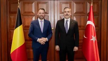 Dışişleri Bakanı Fidan, Belçikalı mevkidaşıyla görüştü