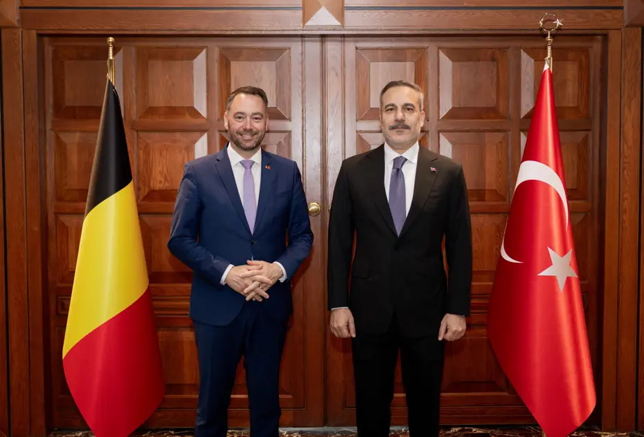Dışişleri Bakanı Fidan, Belçikalı mevkidaşıyla görüştü