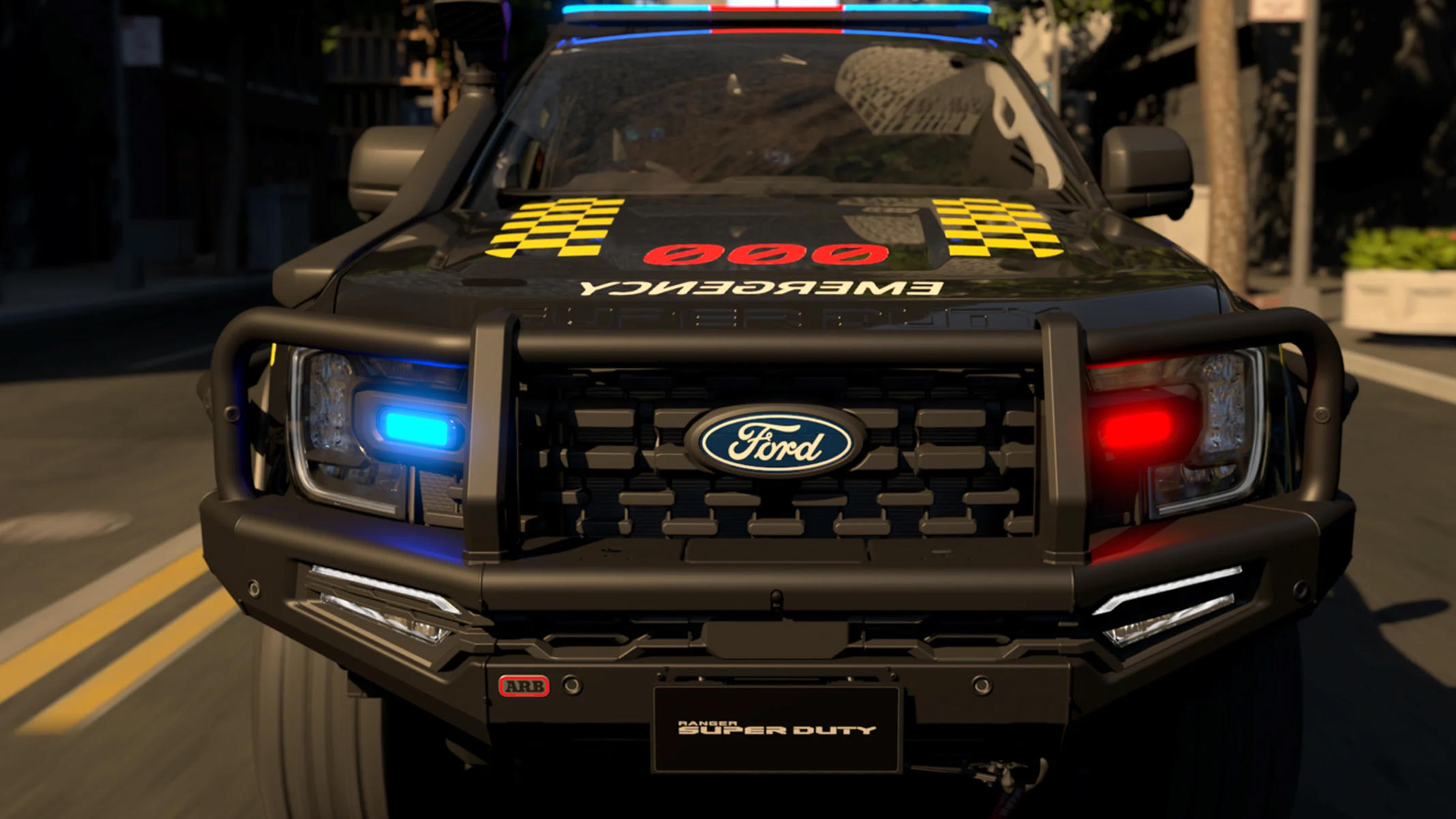 Ford Ranger'ın Super Duty itfaiye aracı kendi kendine yangınlara müdahale edebilir