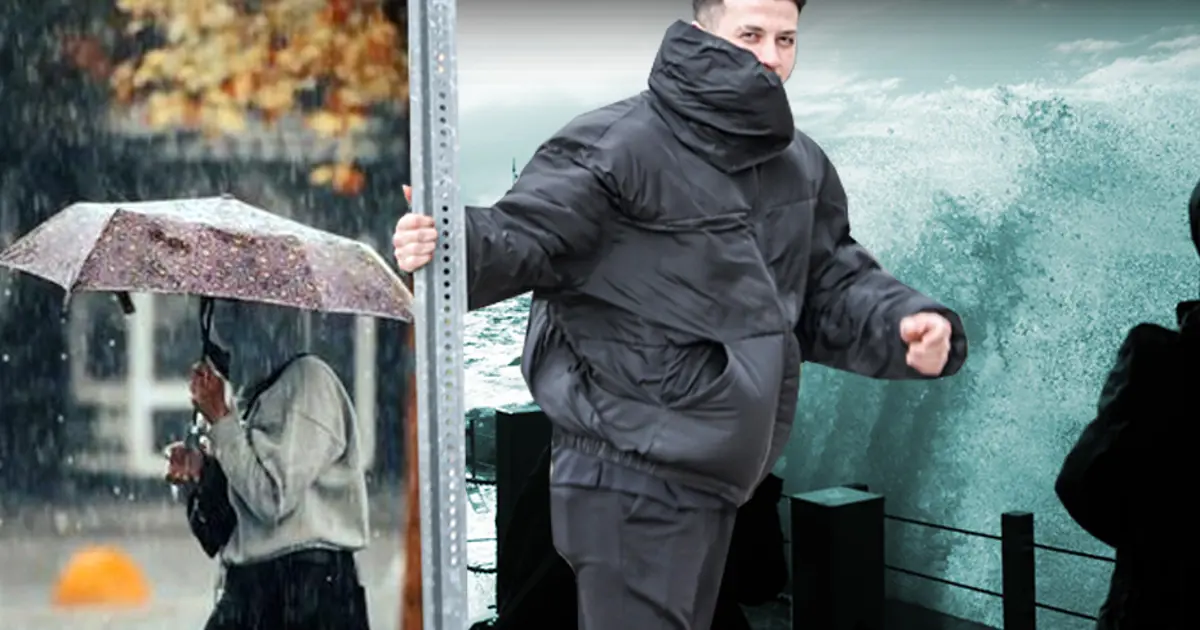 Meteoroloji'den 7 ile sağanak ve fırtına uyarısı. Doğuda kar batıda yağmur ve rüzgar var