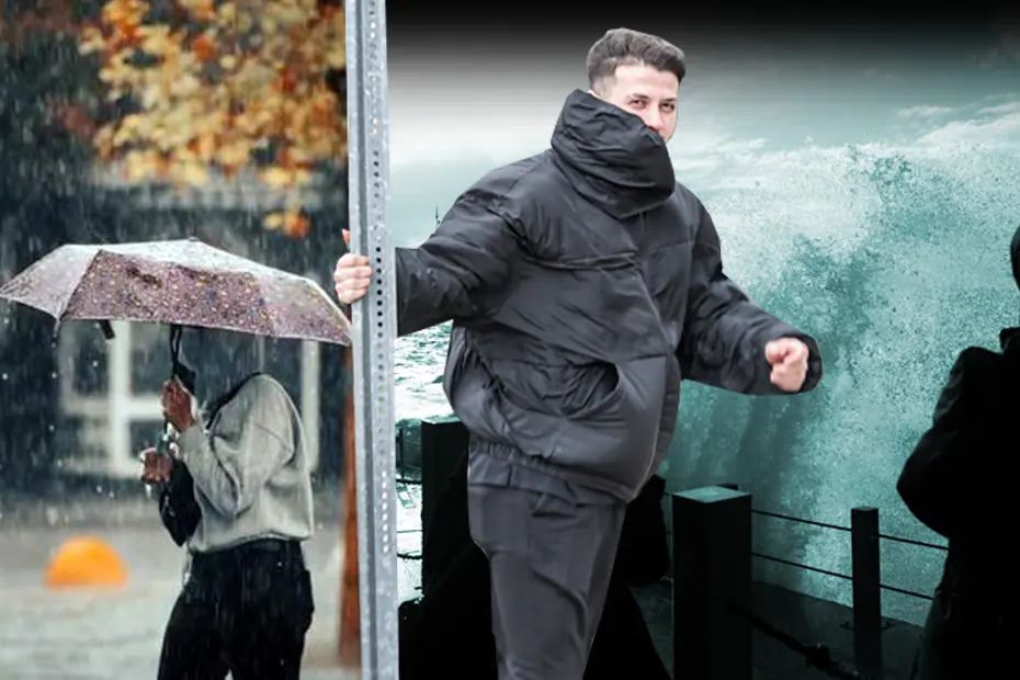 Meteoroloji'den 7 ile sağanak ve fırtına uyarısı.  Doğuda kar batıda yağmur ve rüzgar var