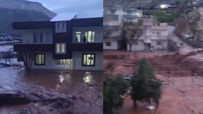 Şırnak’ta sel felaketi. Evleri su bastı
