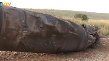 İran'dan Tel Aviv'e atılan füzenin enkazını NTV görüntüledi