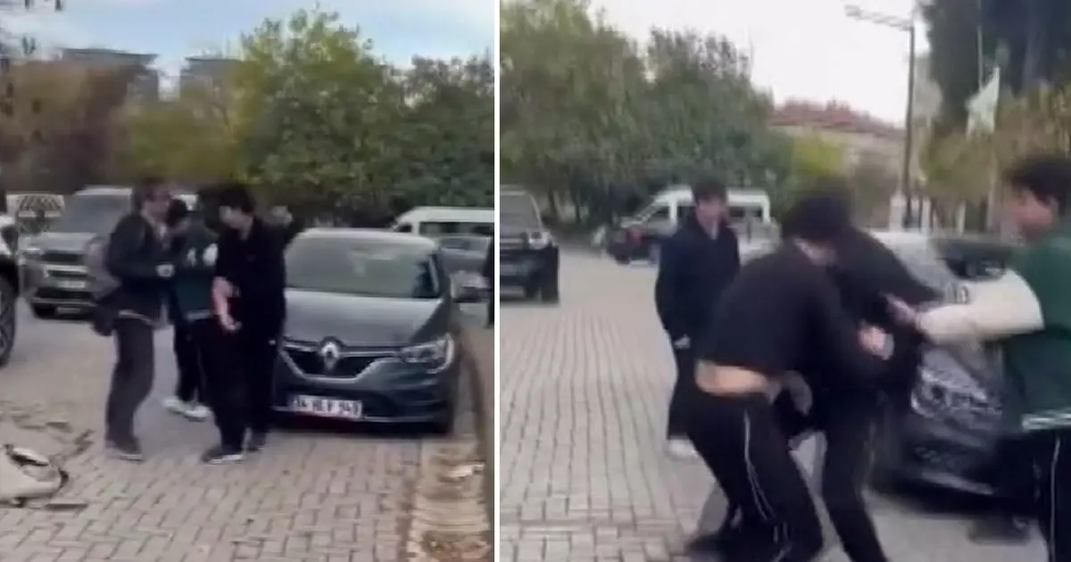 Liselilerin bıçaklı kavgasında kan aktı