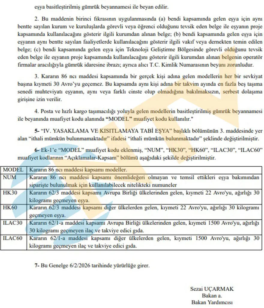 Yurt dışından alışverişe yeni düzenleme, ithalata kısıtlı onay çıktı 6
