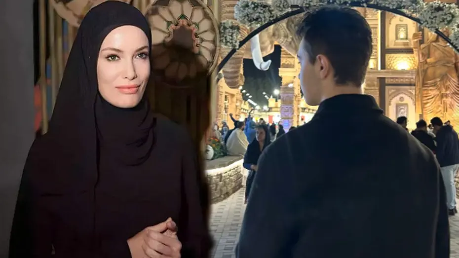 Gamze Özçelik'in oğlu Murathan 16 yaşında. 