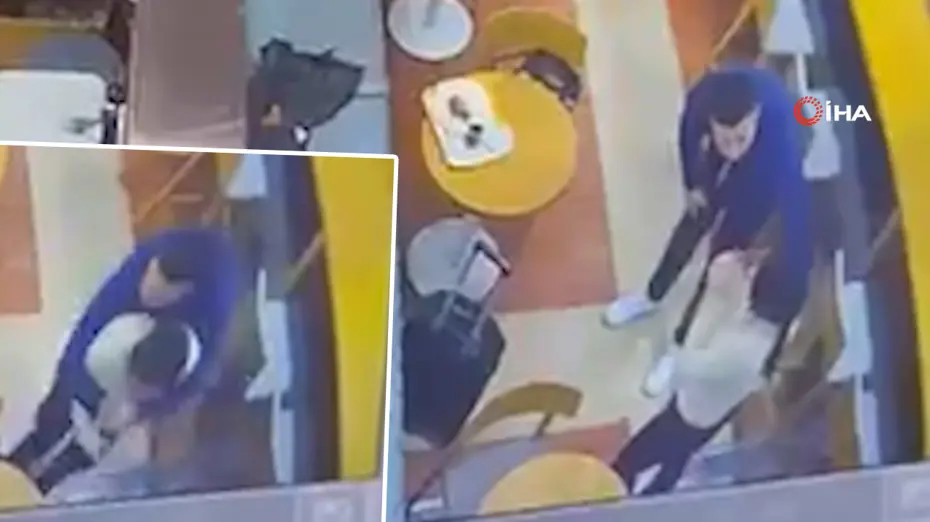 İstanbul Havalimanı'nda garsondan hayat kurtaran müdahale