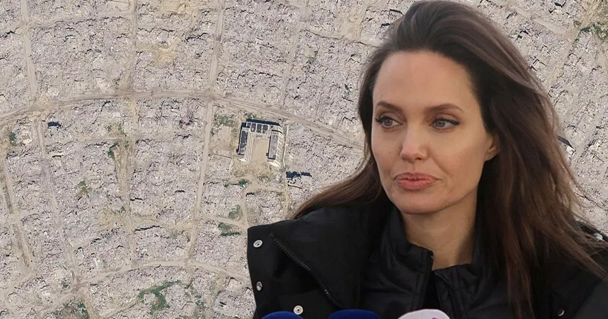 Angelina Jolie Gazze'deki yıkıma dikkat çekti