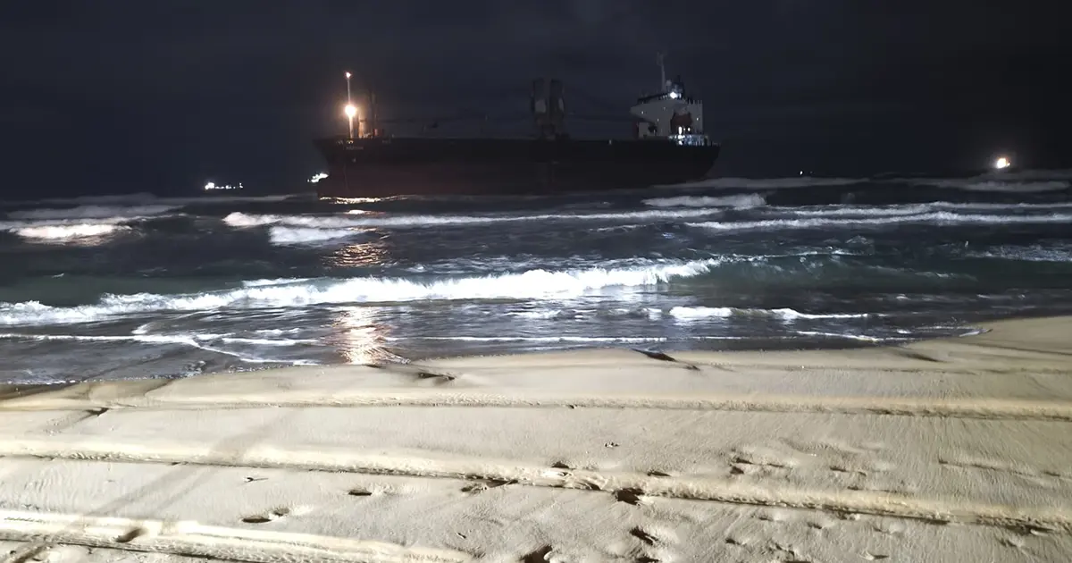 Kastamonu açıklarında vurulan gemi Sarıyer'de karaya oturdu