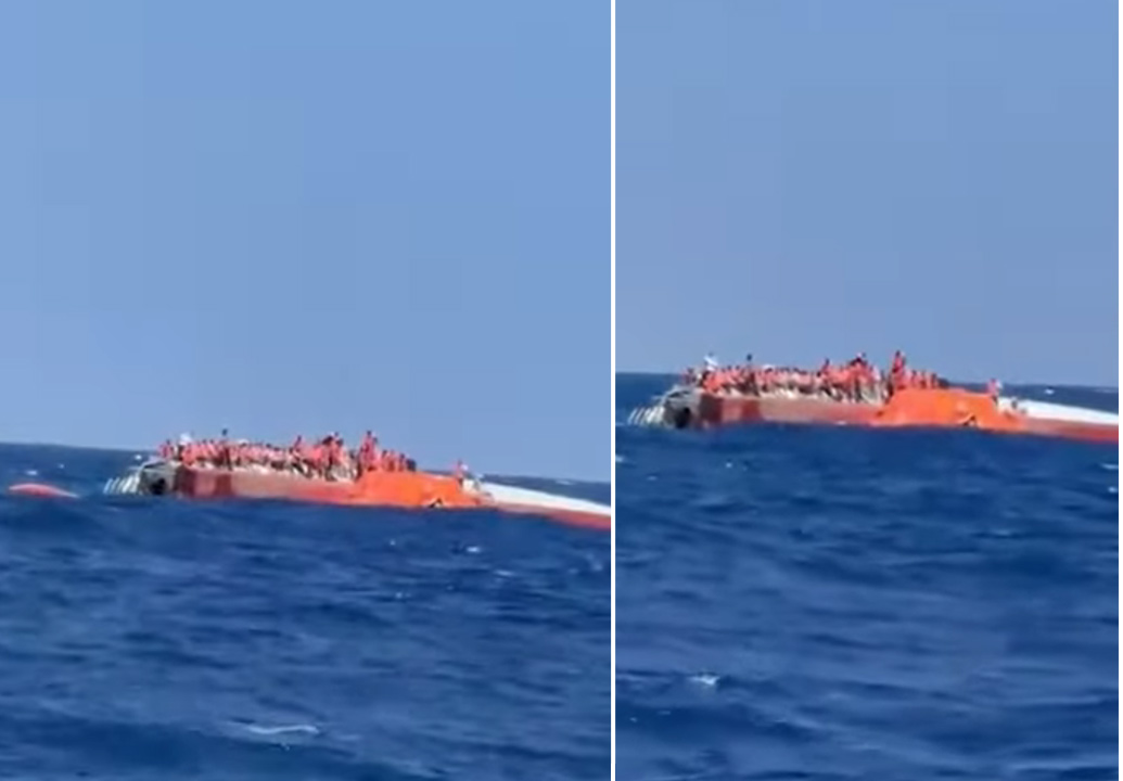 Girne açıklarında Türk feribotu alabora oldu haber görseli