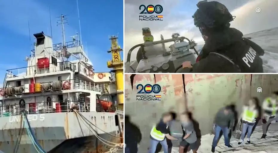 Gemide 10 ton kokain ele geçirildi 