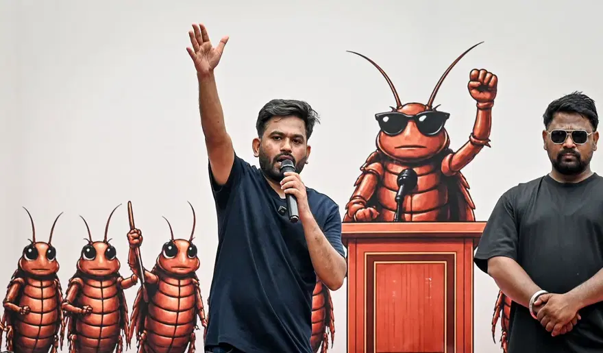 Hindistan'da 'Hamamböceği Partisi'nin popülaritesi artıyor 