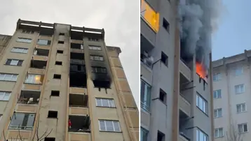 Yaşadığı evi ateşe verdi, babasıyla birlikte mahsur kaldı