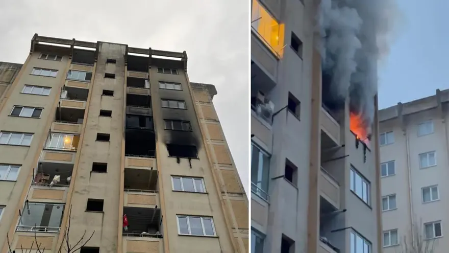 Yaşadığı evi ateşe verdi, babasıyla birlikte mahsur kaldı 