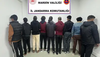 Mardin’de 9 düzensiz göçmen yakalandı