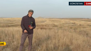 NTV ekibi Gürcistan'da.... Düşen uçaktan ilk görüntüler