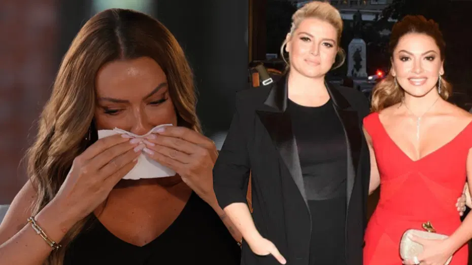 Hadise ablasıyla kırgınlığını gözyaşlarıyla anlattı. 