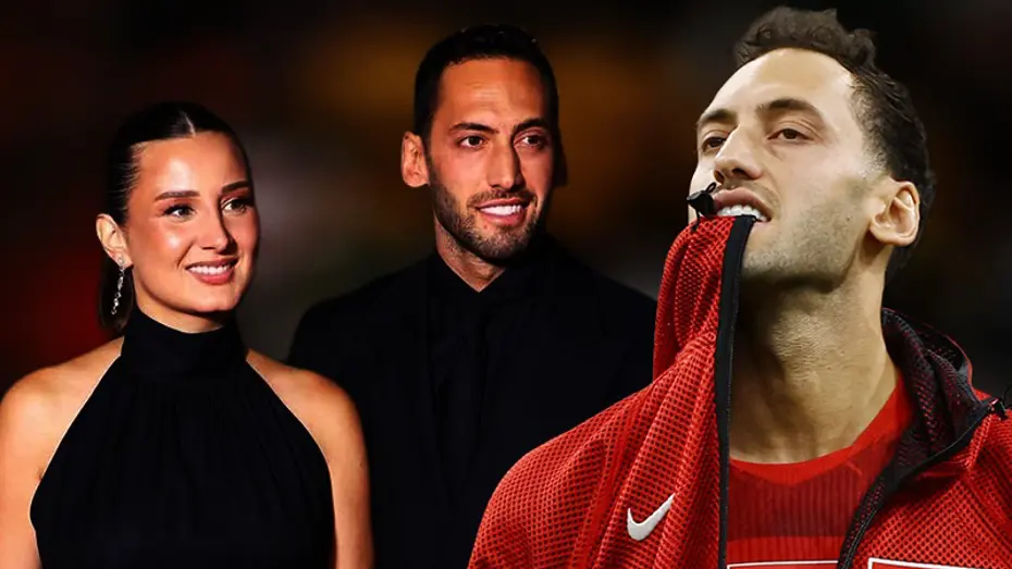 Hakan Çalhanoğlu'nun eşinden eleştirilere tepki. 