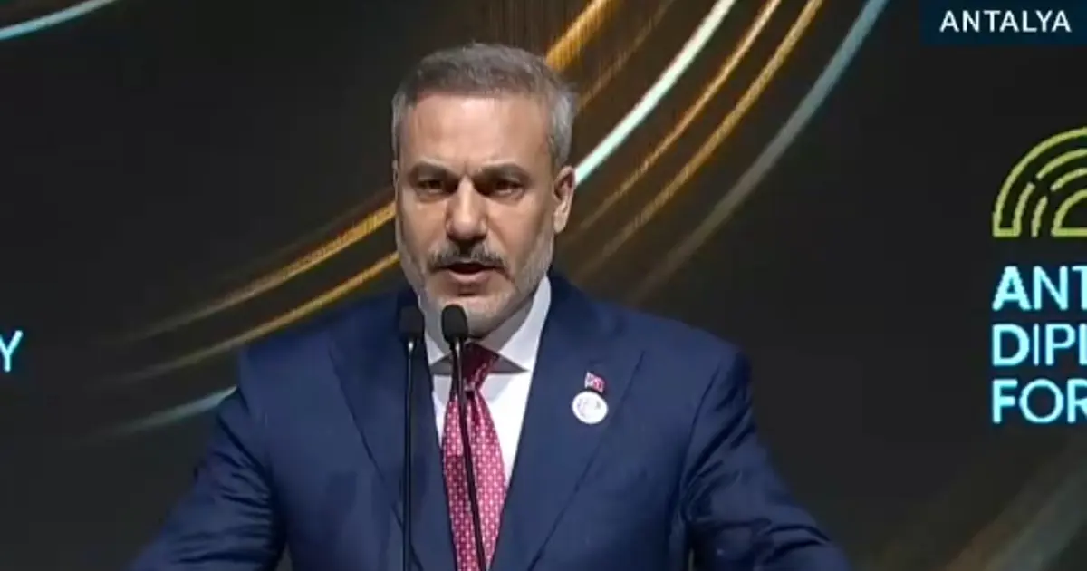 Dışişleri Bakanı Fidan, Antalya Diplomasi Forumu'nda konuşuyor
