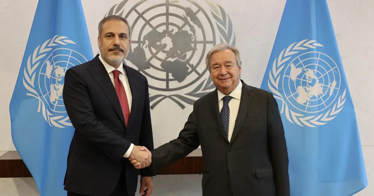 Bakan Fidan, Antonio Guterres ile telefonda görüştü