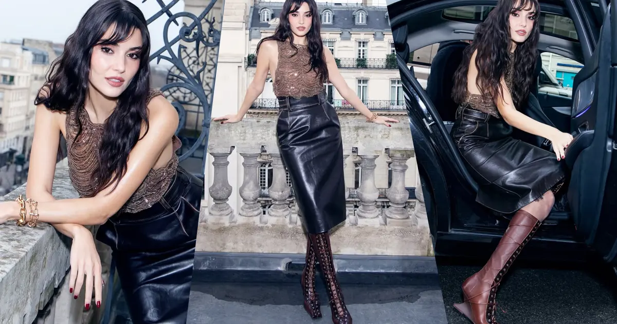 Paris'e giden Hande Erçel stiliyle gündemde. Çizmelerinin fiyatı ortaya çıktı