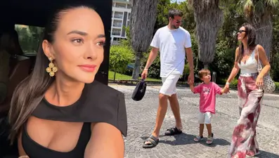 Hande Soral'dan mutlu aile pozu: Herkes kendi havasında 