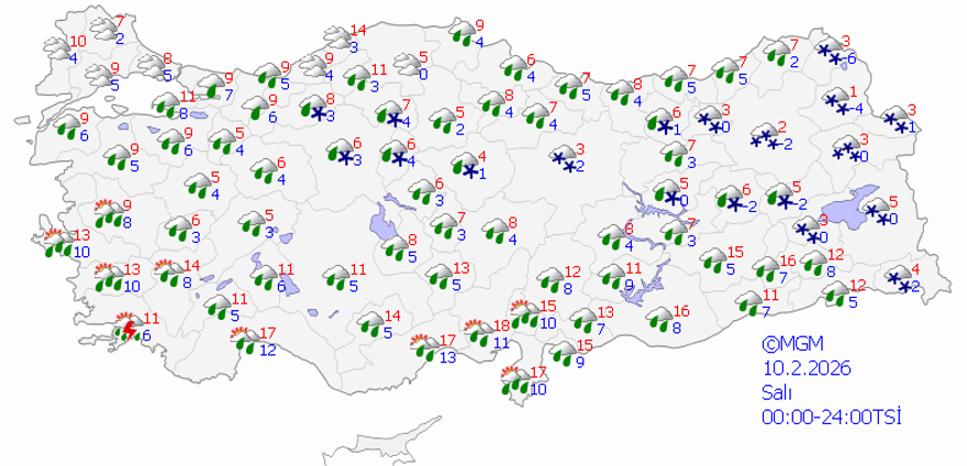 BUGÜN HAVA DURUMU 6