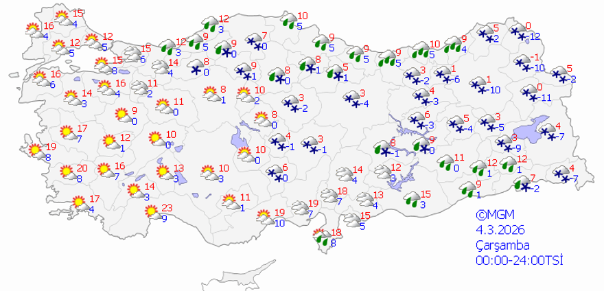 Hafta ortasına dikkat! Kar geri geliyor 2