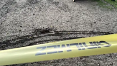 Toprak altından havan topu çıktı