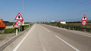 58 bin hız sınırı levhası kaldırıldı yollar sadeleştirildi