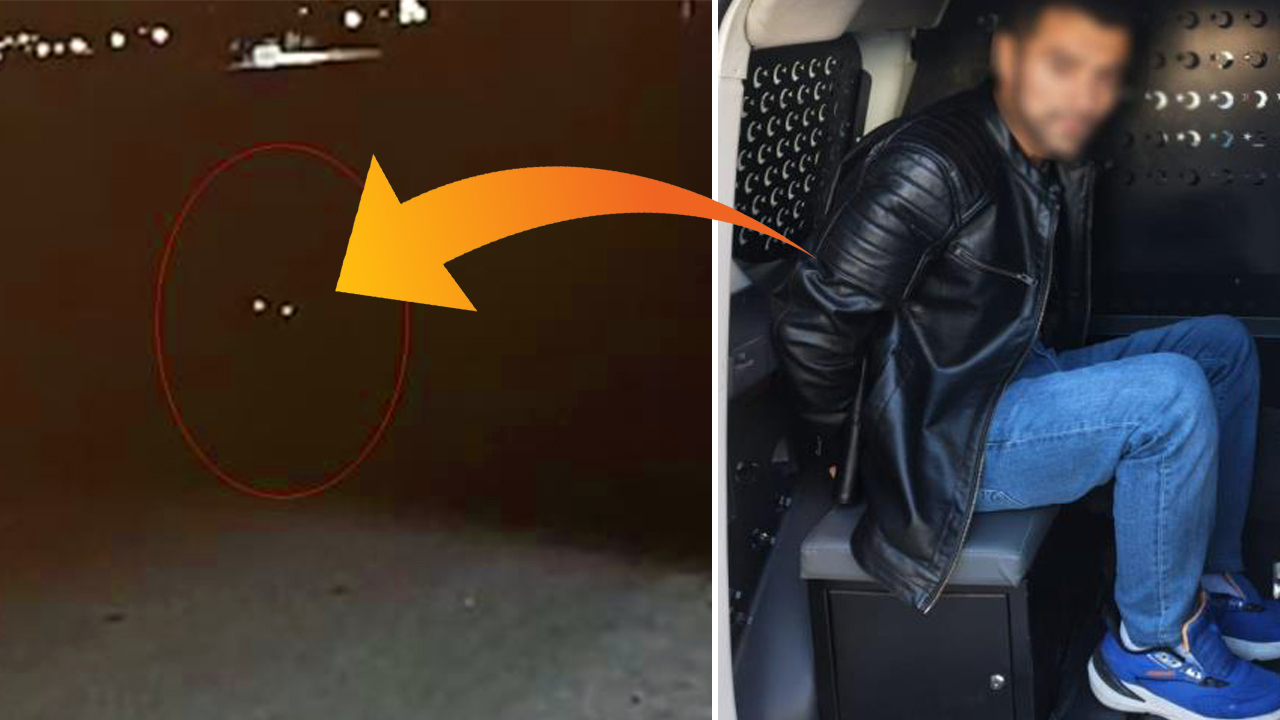 Hırsızı montundaki fosfor ele verdi