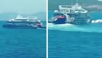 Hırvatistan'da yolcu gemisi ile yelkenli tekne çarpıştı: Üç ölü, bir kayıp