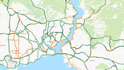 Yeni yılın ilk iş gününde trafik akıcı