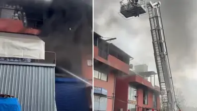 İkitelli OSB'de yangın