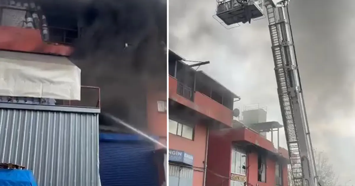 İkitelli OSB'de yangın