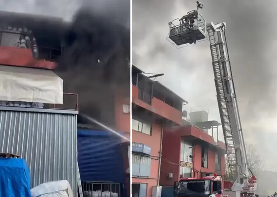 İkitelli OSB'de yangın