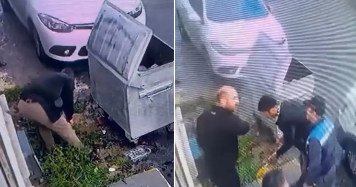 Önce boruyu kesti, sonra tamire geldi