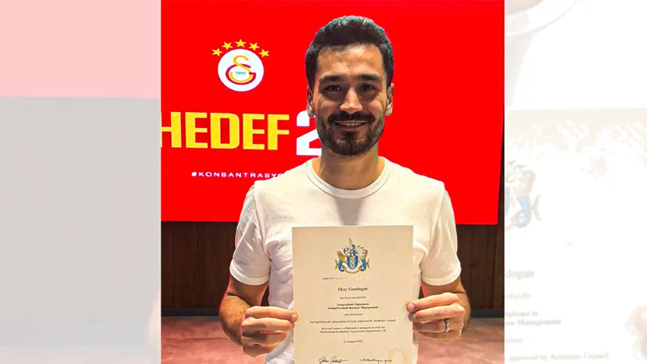 İlkay Gündoğan yüksek lisans diplomasını aldı