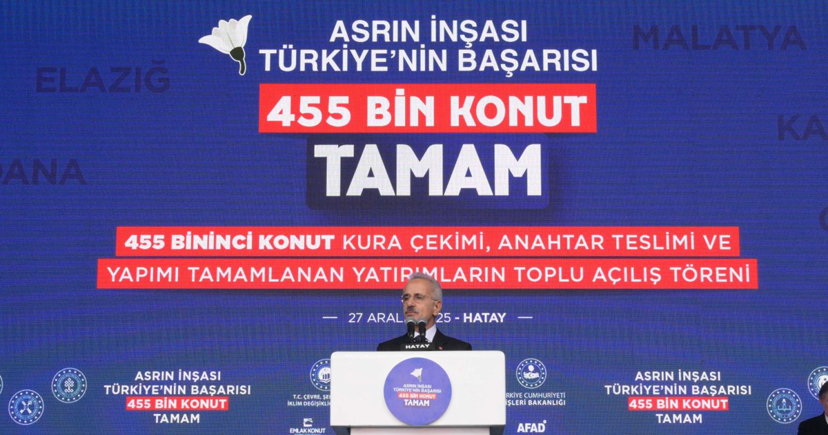 Bakan Uraloğlu'ndan Hataylılara müjde: Amanos tünellerinin temeli Mart ayında atılacak