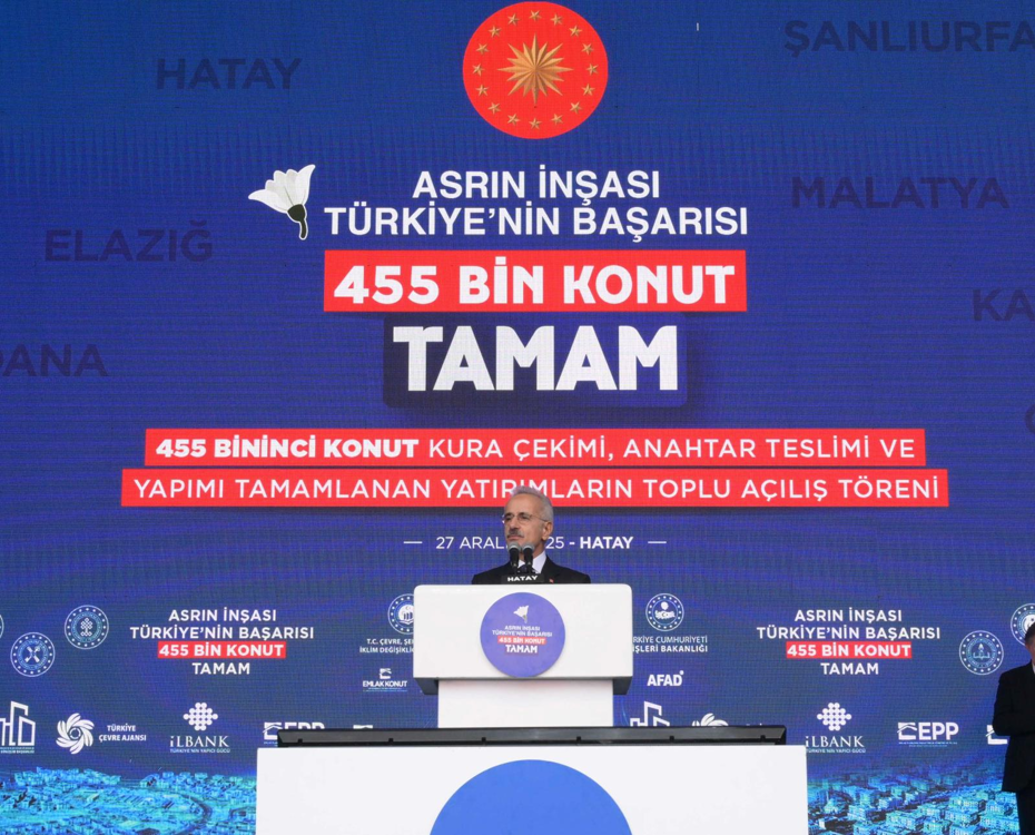 Bakan Uraloğlu'ndan Hataylılara müjde: Amanos tünellerinin temeli Mart ayında atılacak 