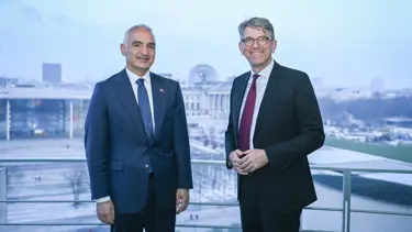 Almanya'da Göbeklitepe sergisi. Bakan Ersoy ve Alman Bakan sergi öncesi buluştu