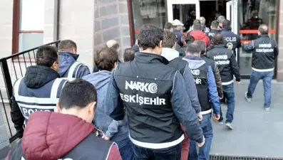 Eskişehir'de uyuşturucu operasyonlarında 45 şüpheliye işlem