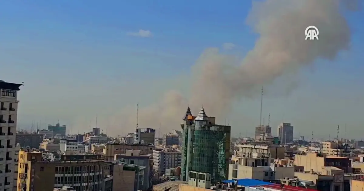 Tahran'da son durum: İsrail, İran'a saldırı başlattı! Başkentten dumanlar yükseliyor