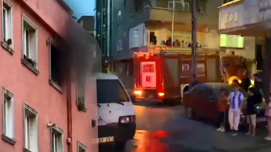 İstanbul'da dehşet: Havalandırma boşluğundan girdi, eşinin evini ateşe verdi