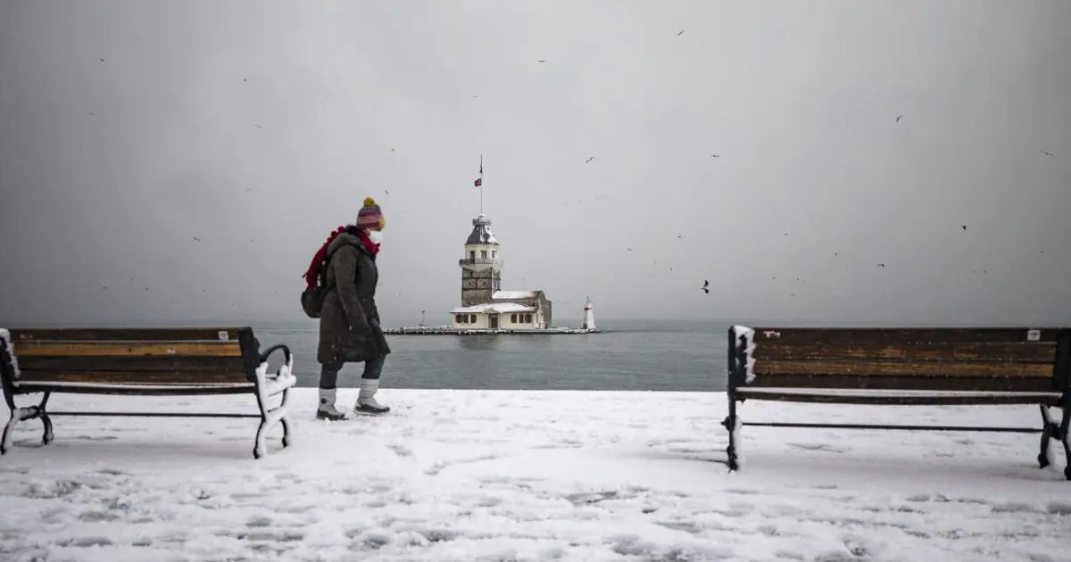 60 ile uyarı yapıldı. İstanbul'a kar geliyor