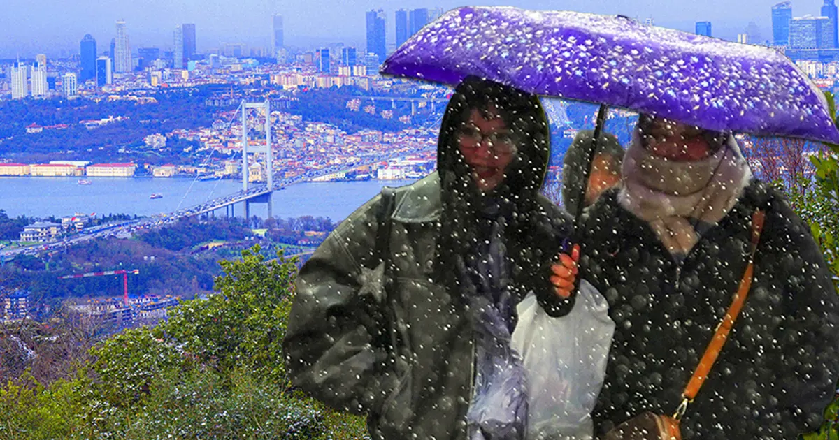 İstanbul'da sıcaklık aniden düşecek! Tarih belli oldu: Önce sulu kar sonra kar yağışı geliyor
