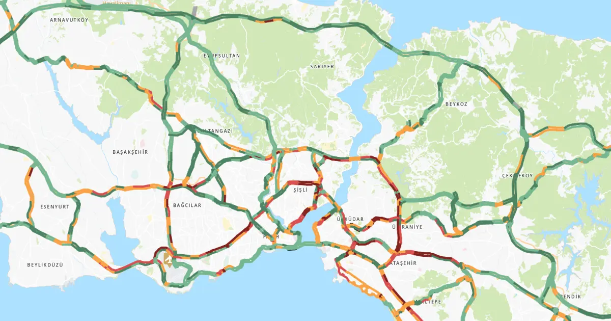 İstanbul'da trafik yoğunluğu erken başladı
